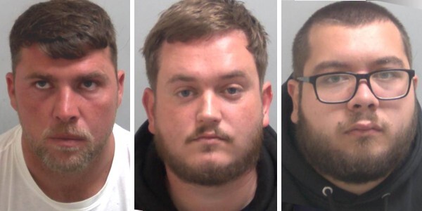 Lonnie Tranter, Lewis Slater and Peter Bartlett