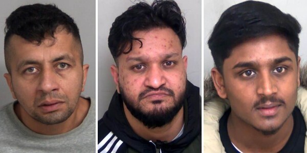 Left to right: Qasir Afzal, Ballayat Sayeed and Kailash Gunaseelan