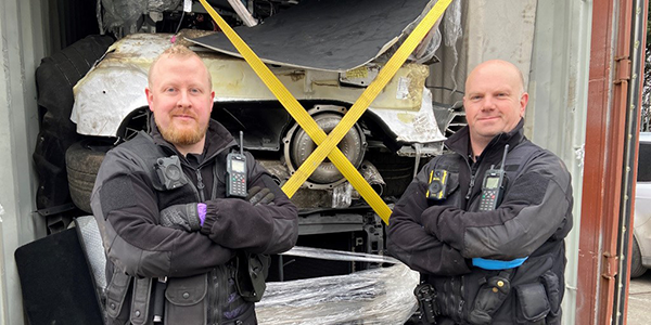 Officers from our Stolen Vehicle Intelligence Team