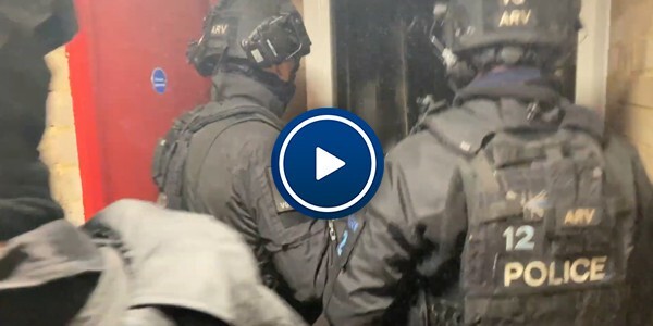 Video - Breaking down doors and making arrests during County Lines Intensification Week