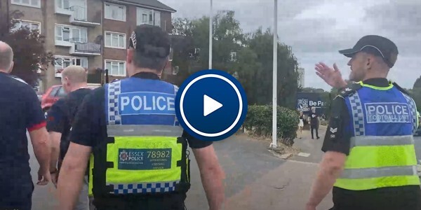 Video - Football liaison officers with fans at a match