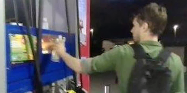 Dr Patrick Hart causing damage to fuel pump