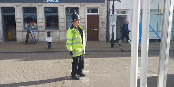 PC McNamara on patrol 