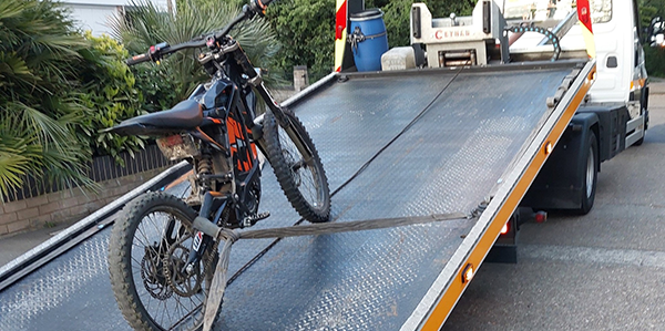 seized electric bike