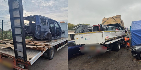 Vehicles found at suspected chop shop in Wickford