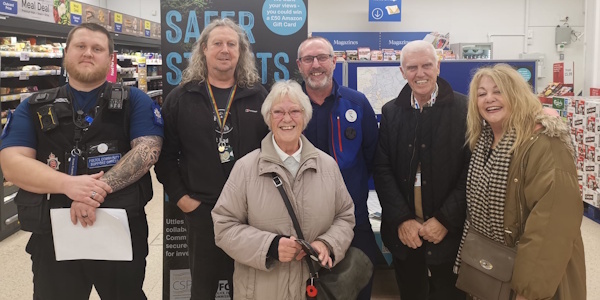 PCSO Stewart with members of Uttlesford CSP