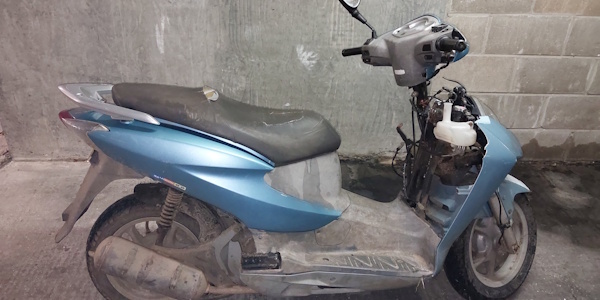 Seized Scooter. Clacton