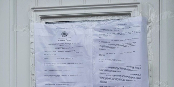 Closure Order, Old Road