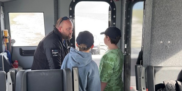 Marine Unit visitors