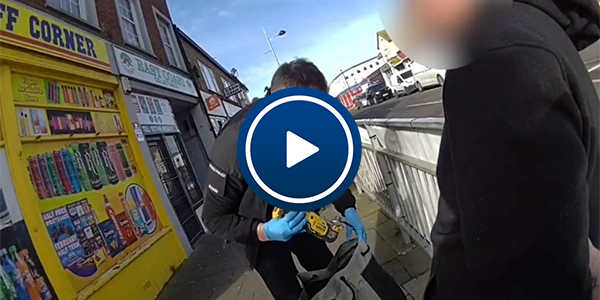 BWV footage Clacton thefts