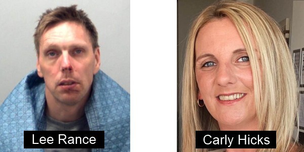 Lee Rance and Carly Hicks