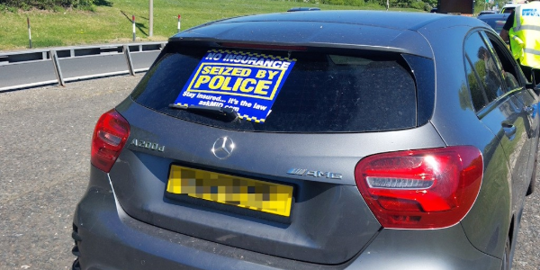 vehicle seized after routine police checks