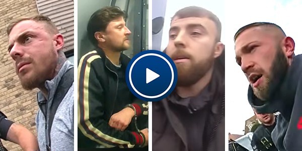 VIDEO: Four men being arrested