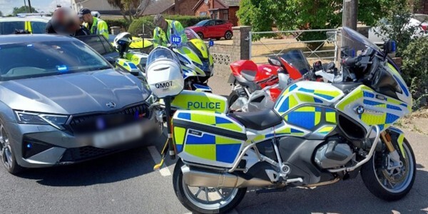 Police motorcycles with various stolen items dealt with during July 2026