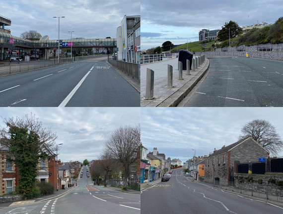 empty Plymouth streets