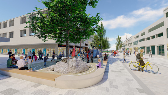 New play area in New George Street