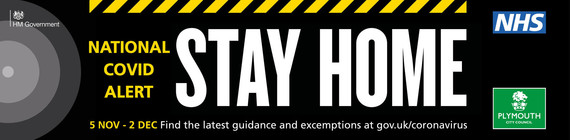 Stay at home graphic