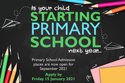 Primary school admissions graphic