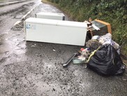 Flytipped waste