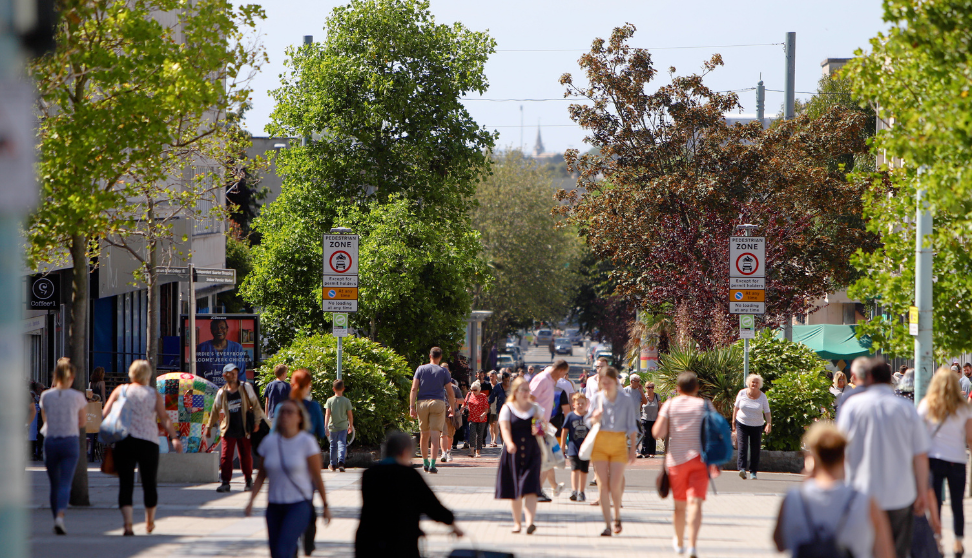 City centre pedestrians