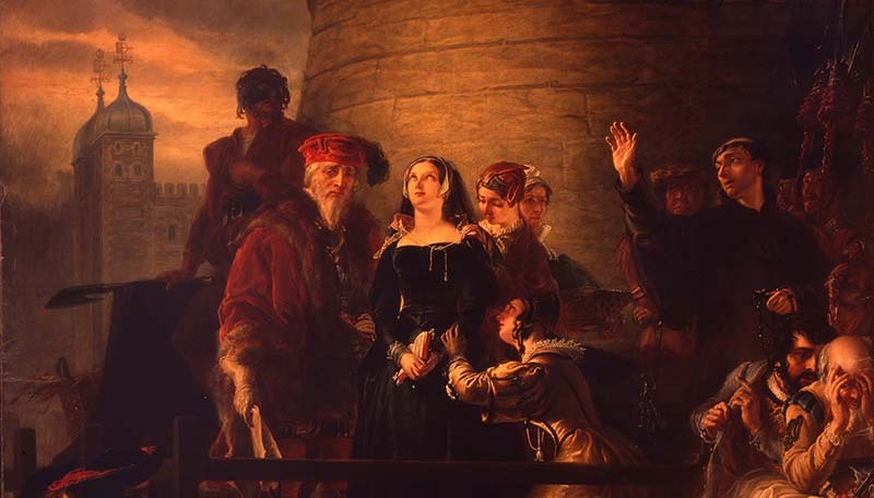 Lady Jane Grey at her place of execution section