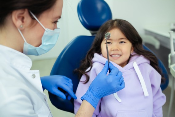 Child at dentist