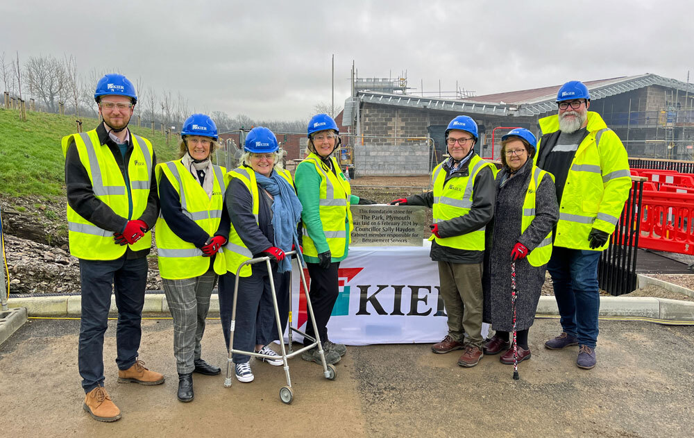 The Council's Cabinet on site at The Park