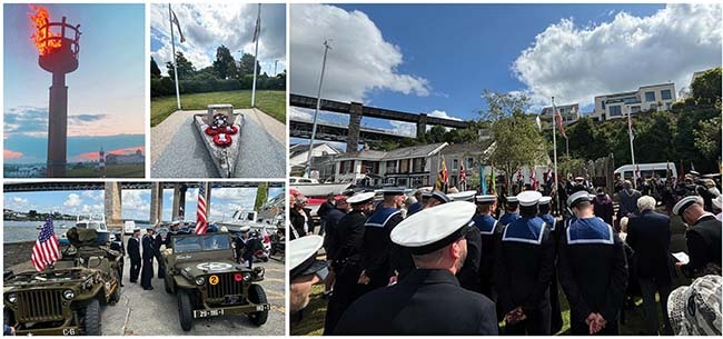 images of D-Day commemoration events in Plymouth 6 June 2024