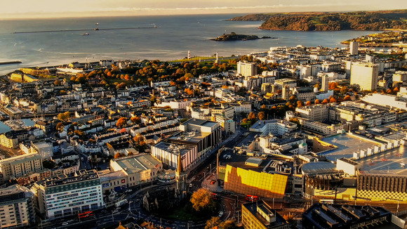 Plymouth aerial image 