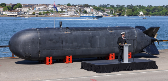 Royal Navy unveil 12 metre uncrewed submarine named after Excalibur