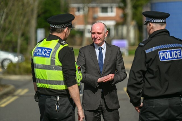 Darryl with Officers
