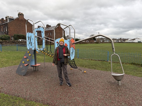 Susan Davies at Castletown Play Area
