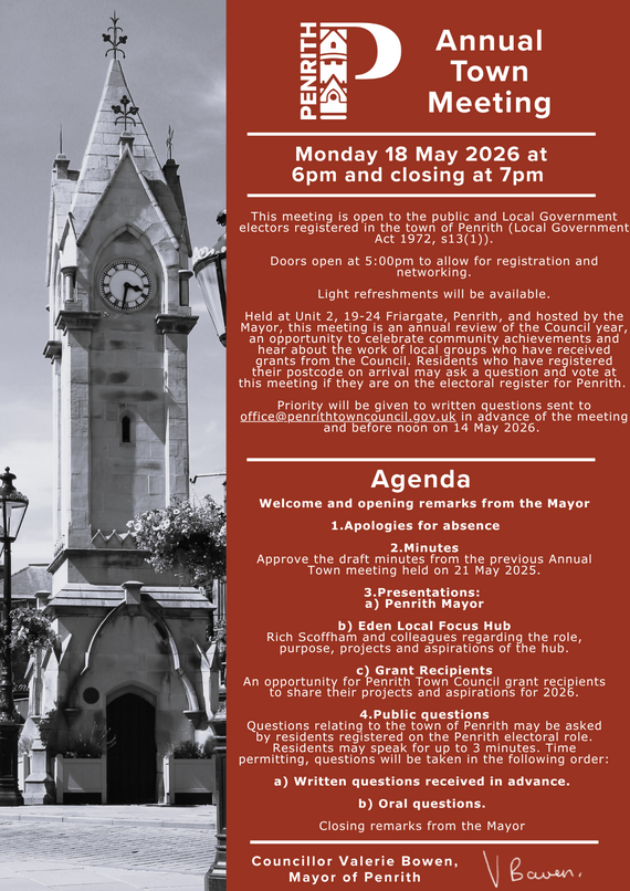Annual Town Meeting Agenda