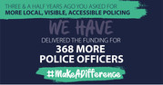 Local, Visible, Accessible Policing More Officers