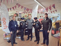 Police and local businesses working together 