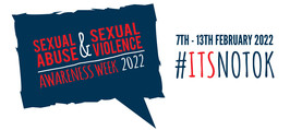 Sexual Abuse and Sexual Violence Awareness Week Logo