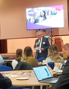 Roger Hirst talking at the Security Awareness Special Interest Group event in Chelmsford