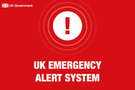 UK Government Emergency Alerts graphic 