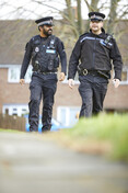 Two officers on patrol