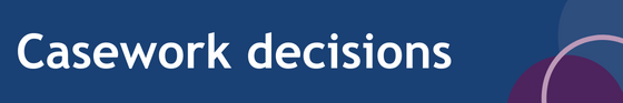 Casework decisions banner