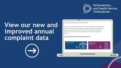 Annual complaint data