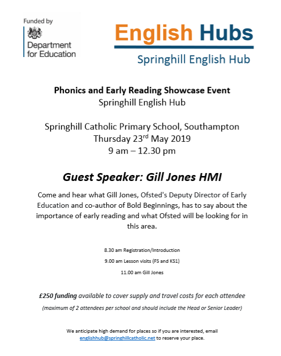 Phonics event