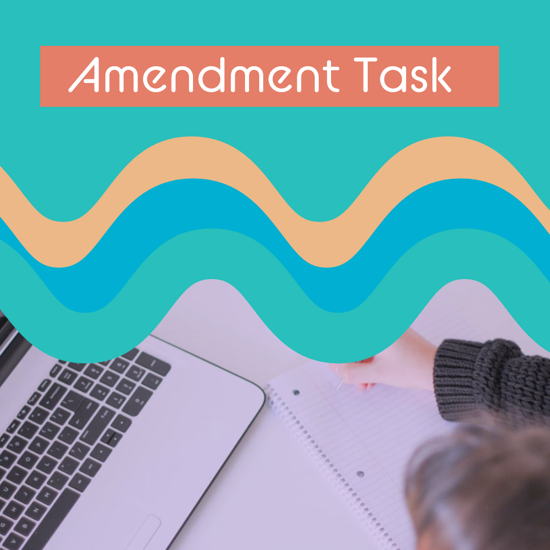 Amendment Task 