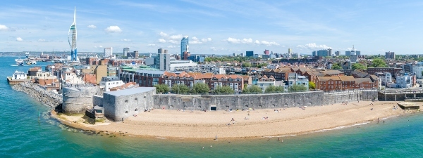 Old Portsmouth aerial image