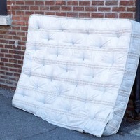 Mattress on street