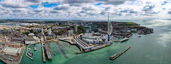 Panorama of portsmouth