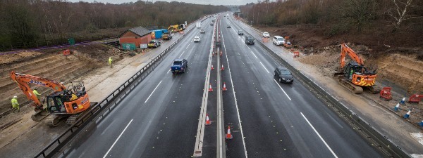 M27 motorway upgrade