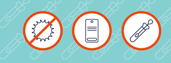 asymptomatic test graphic
