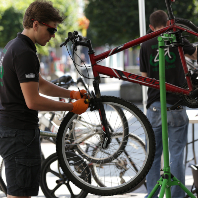 Bike doctor entrepreneur 