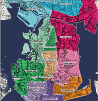 Recycling collection map 2022